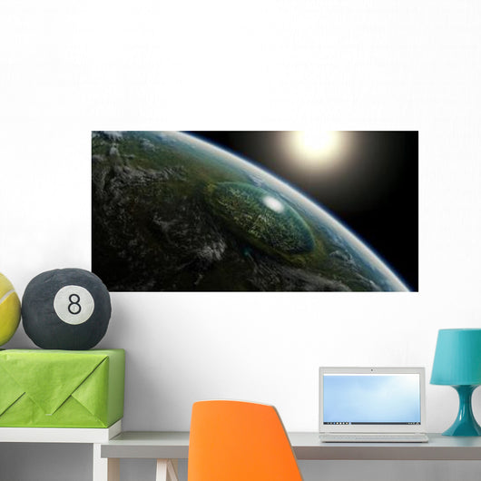 Artist's Concept Giant Domed Wall Decal