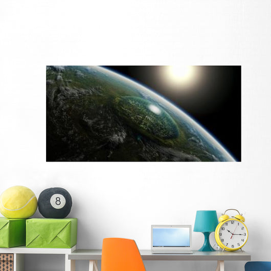 Artist's Concept Giant Domed Wall Decal