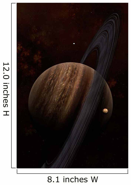 Artist's Concept Ringed Gas Wall Decal