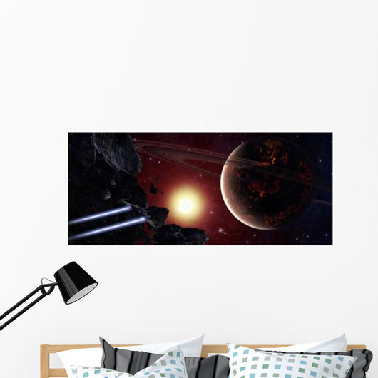 Stealth Fighter En Route Wall Decal