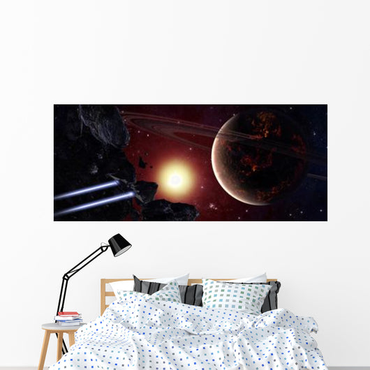 Stealth Fighter En Route Wall Decal