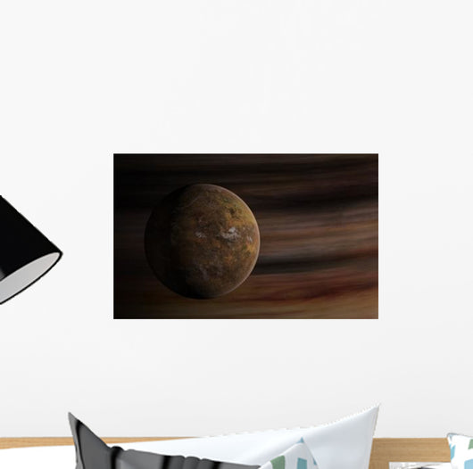 Artist's Concept Mars-like Moon Wall Decal