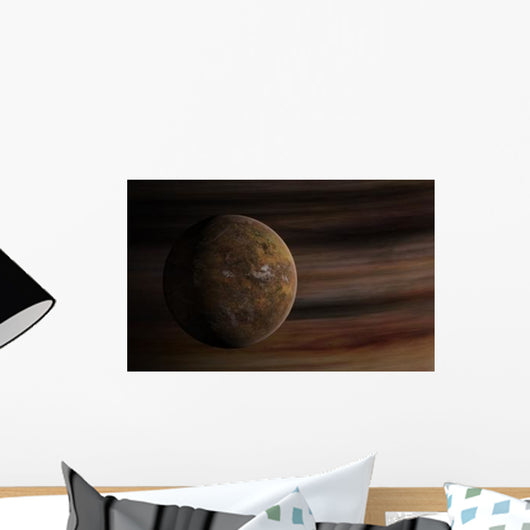 Artist's Concept Mars-like Moon Wall Decal