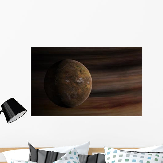 Artist's Concept Mars-like Moon Wall Decal