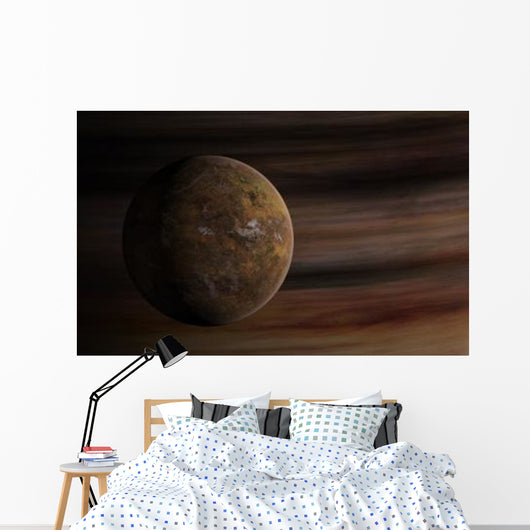 Artist's Concept Mars-like Moon Wall Decal