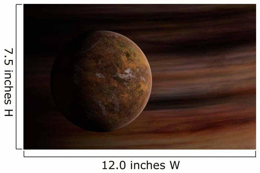 Artist's Concept Mars-like Moon Wall Decal