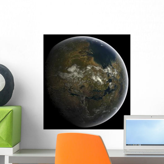 Artist's Concept Terraformed Mars Wall Decal