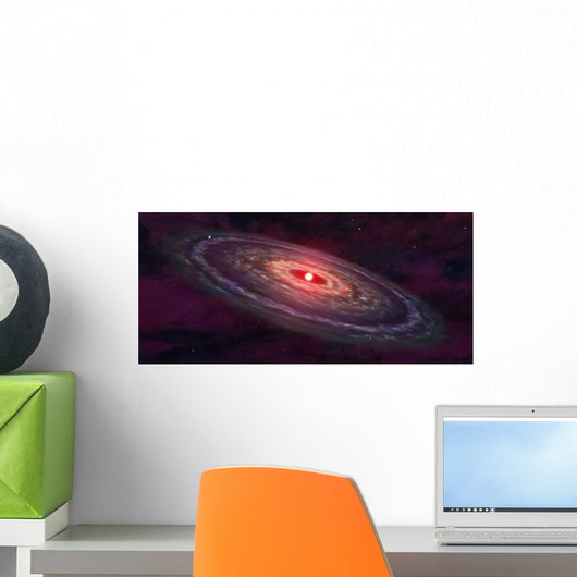 Artist's Concept Protoplanetary Disk Wall Decal