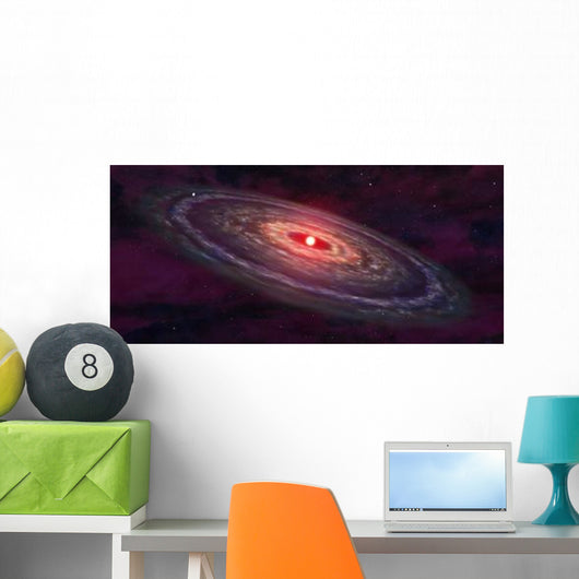 Artist's Concept Protoplanetary Disk Wall Decal