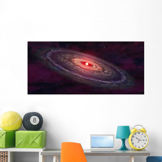 Artist's Concept Protoplanetary Disk Wall Decal