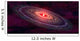 Artist's Concept Protoplanetary Disk Wall Decal