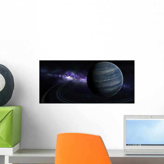 Artist's Concept Blue Ringed Wall Decal