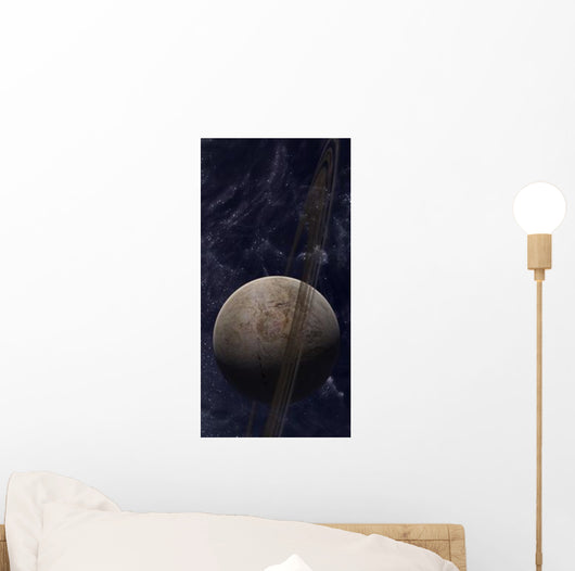 Ringed Planet Front Odd Wall Decal