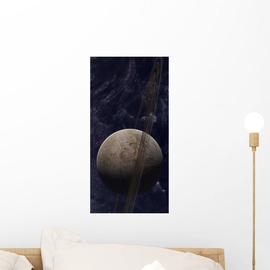 Ringed Planet Front Odd Wall Decal