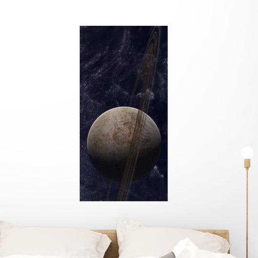 Ringed Planet Front Odd Wall Decal