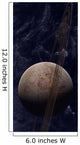 Ringed Planet Front Odd Wall Decal
