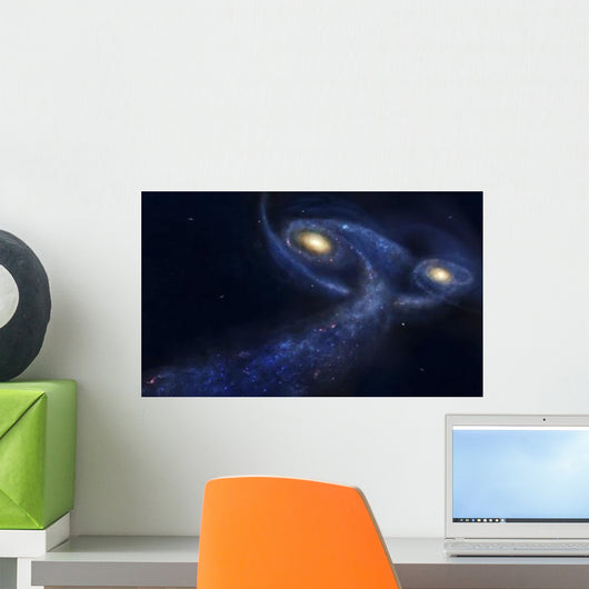 Predicted Collision between Andromeda Wall Decal