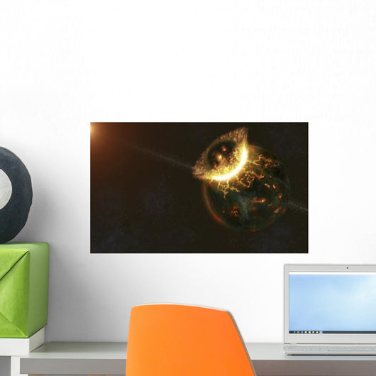 Ancient Earth Impact Wall Decal