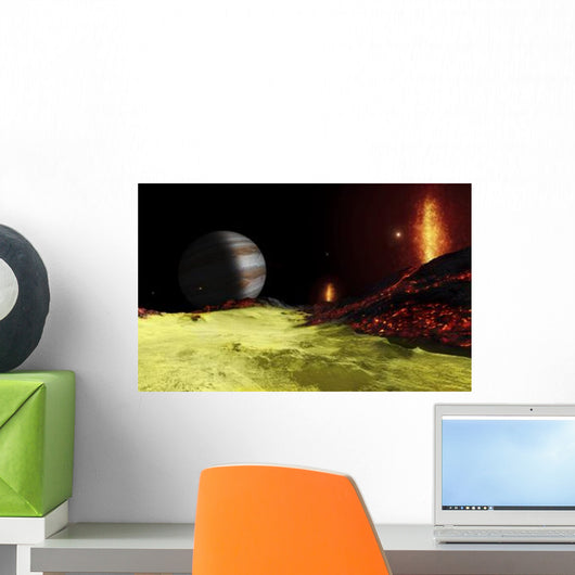 Volcanic Activity Jupiter's Moon Wall Decal