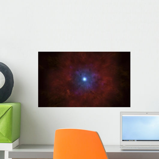 Illustration Massive Star Going Wall Decal