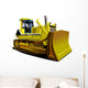 Yellow Construction Bulldozer Wall Decal