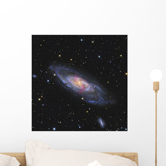 Messier 106 Spiral Galaxy Wall Decal Design 2