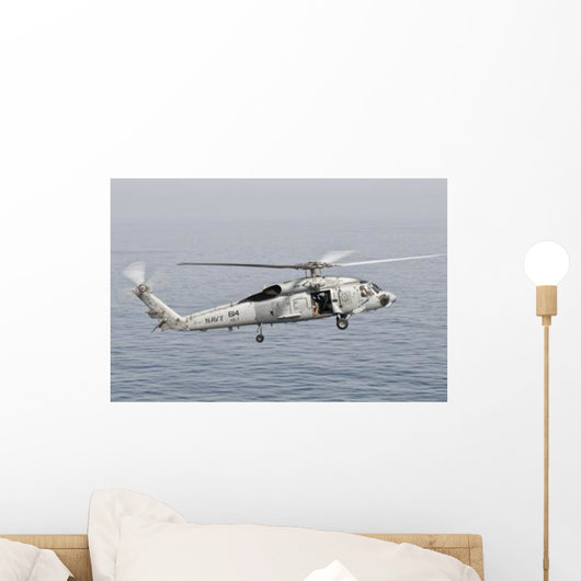 Sh-60f Seahawk Gets Airborne Wall Decal