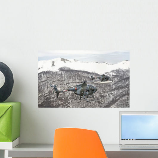 Two Breda Nardi Nh-500 Wall Decal Design 2