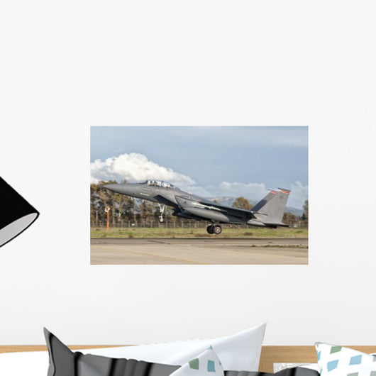 F-15e Strike Eagle Deploys Wall Decal Design 1