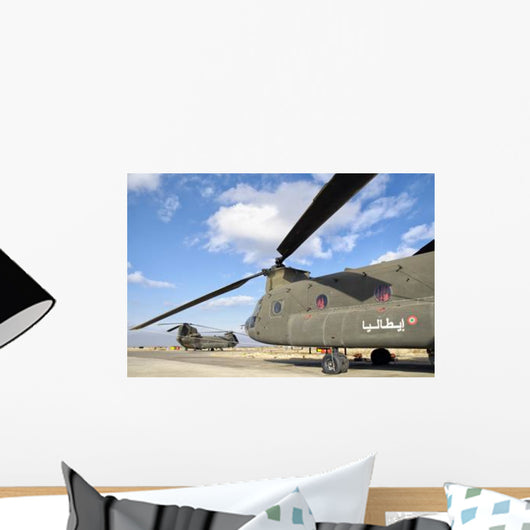Italian Army Ch-47c Chinook Wall Decal Design 2
