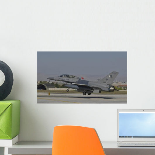 F-16b Pakistan Air Force Wall Decal