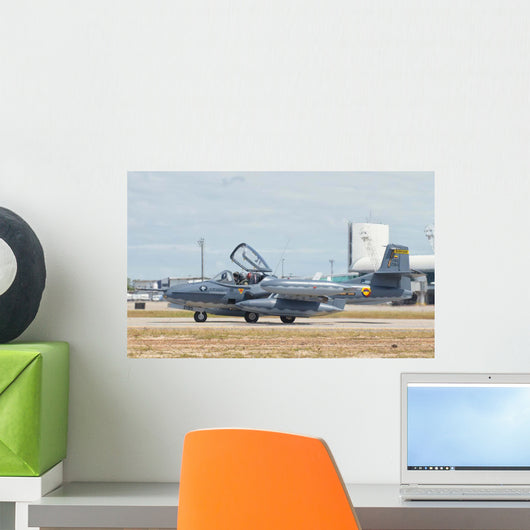 Colombian Air Force A-37 Wall Decal Design 2