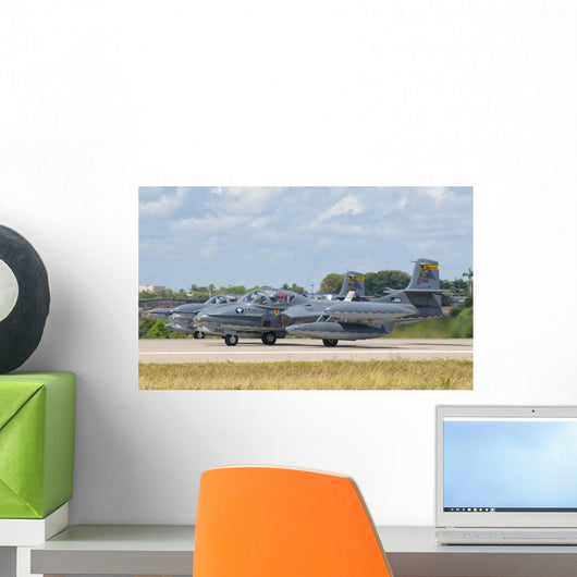 Colombian Air Force A-37 Wall Decal Design 1