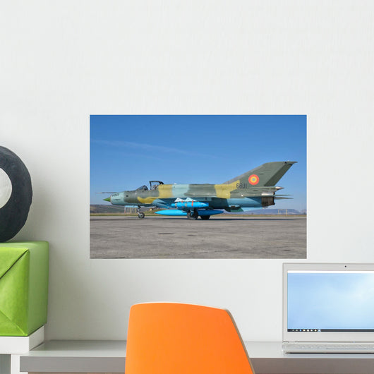 Romanian Air Force Mig-21c Wall Decal Design 12