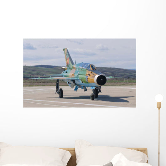 Romanian Air Force Mig-21b Wall Decal Design 4