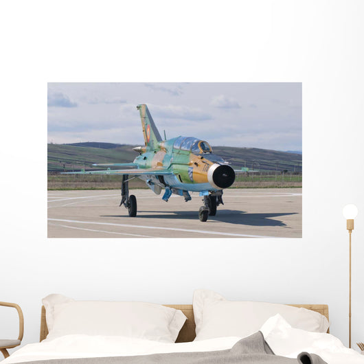 Romanian Air Force Mig-21b Wall Decal Design 4