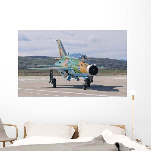 Romanian Air Force Mig-21b Wall Decal Design 4