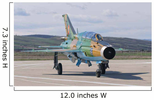 Romanian Air Force Mig-21b Wall Decal Design 4