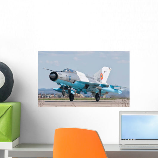 Romanian Air Force Mig-21c Wall Decal Design 10