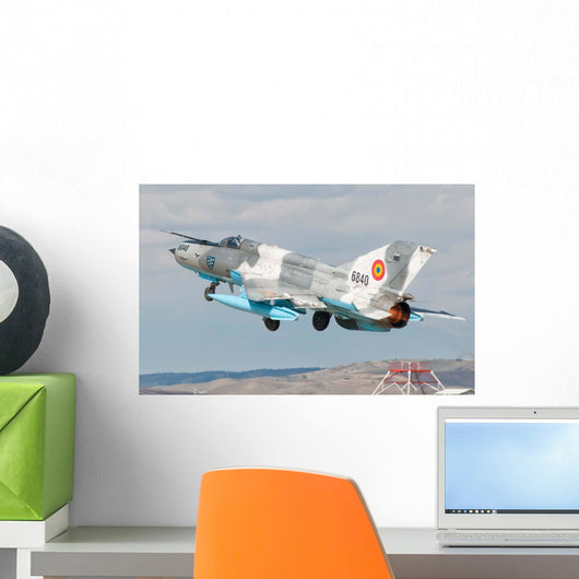 Romanian Air Force Mig-21c Wall Decal Design 9