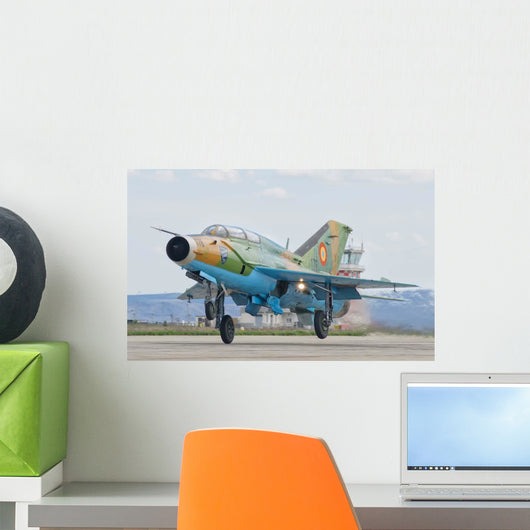 Romanian Air Force Mig-21b Wall Decal Design 3
