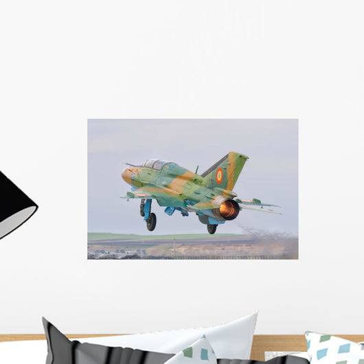 Romanian Air Force Mig-21b Wall Decal Design 2