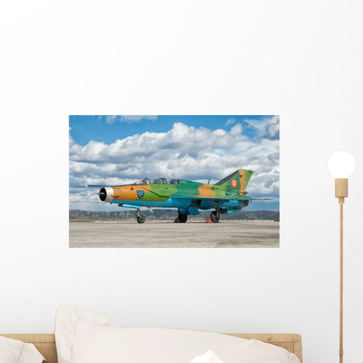 Romanian Air Force Mig-21b Wall Decal Design 1