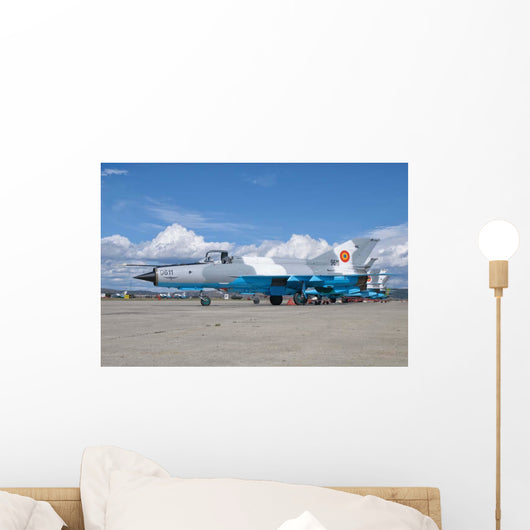 Romanian Air Force Mig-21c Wall Decal Design 4