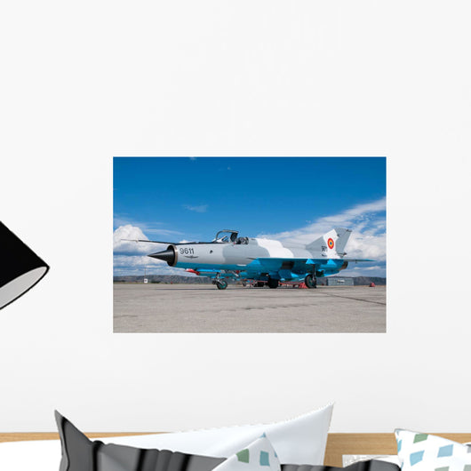 Romanian Air Force Mig-21c Wall Decal Design 3