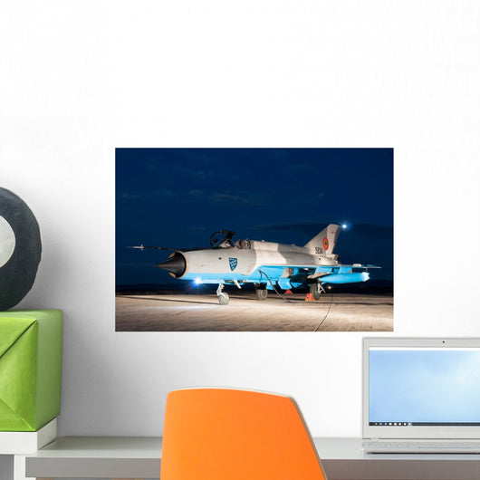 Romanian Air Force Mig-21c Wall Decal Design 1