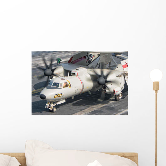 E-2d Advanced Hawkeye aboard Wall Decal Design 3