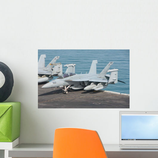 Ea-18g Growler aboard The Wall Decal