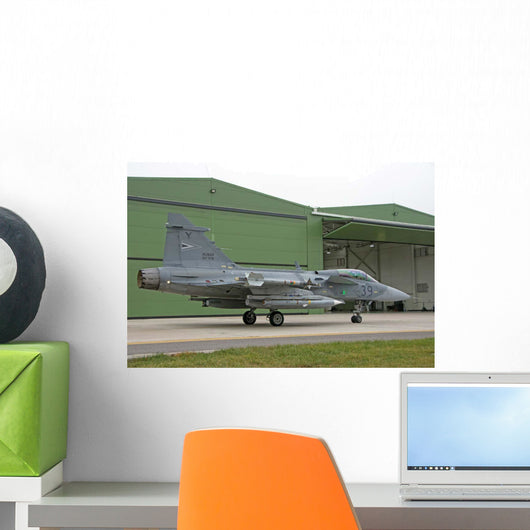 Hungarian Air Force Jas-39 Wall Decal Design 1