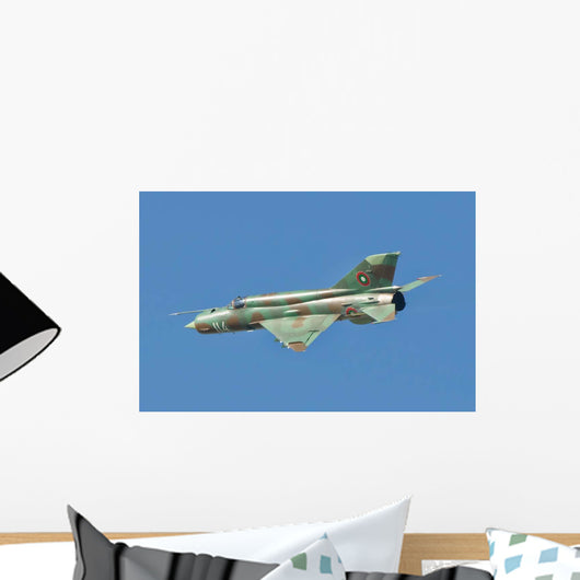 Bulgarian Air Force Mig-21 Wall Decal Design 8